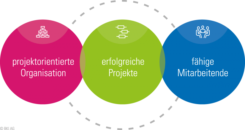 projektorientierte Organisation, erfolgreiche Projekte, fähige Mitarbeitende